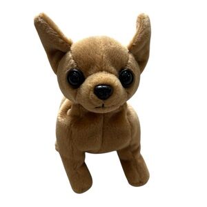 RARE Vintage Ty Beanie Baby TINY The Chihuahua Dog With Tag Errors Collectible